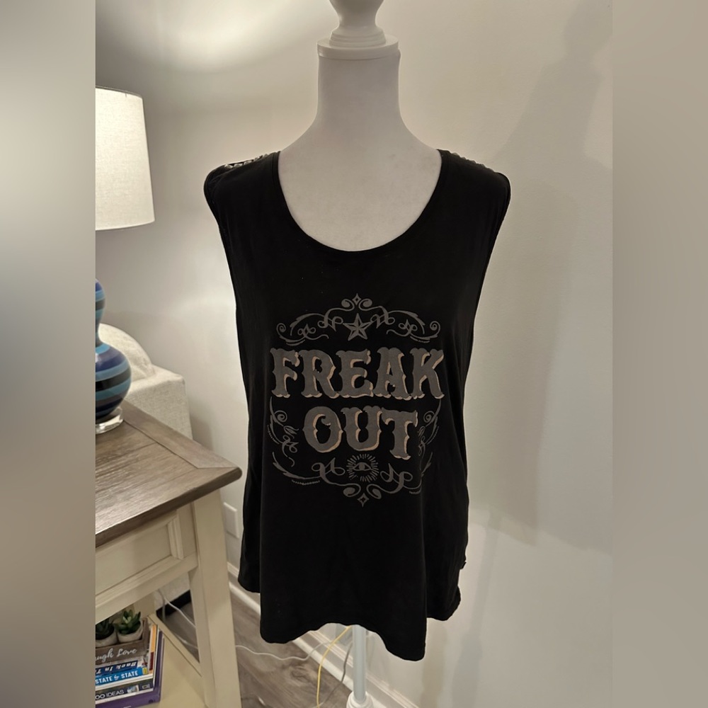 Wanama Freak Out Sleeveless Top - Size 44
